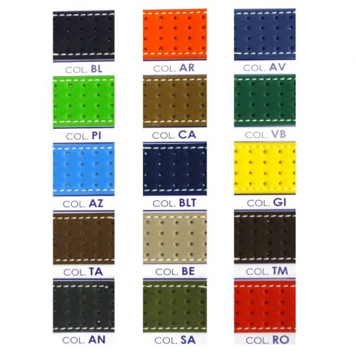 ceinture gomme perforée
