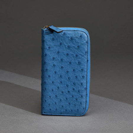 Portefeuille-compagnon-autruche