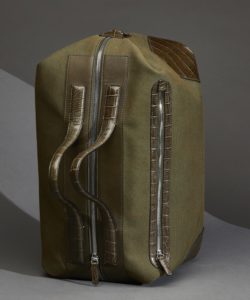 Sac cabine croco militaire