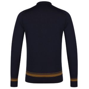 pull-rayé-homme-col-rond navy