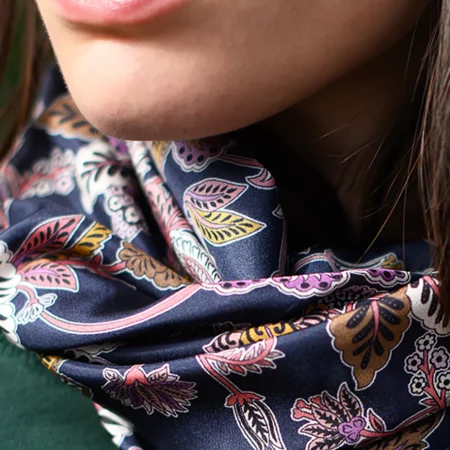 Foulard soie paisley Meilleur Ami