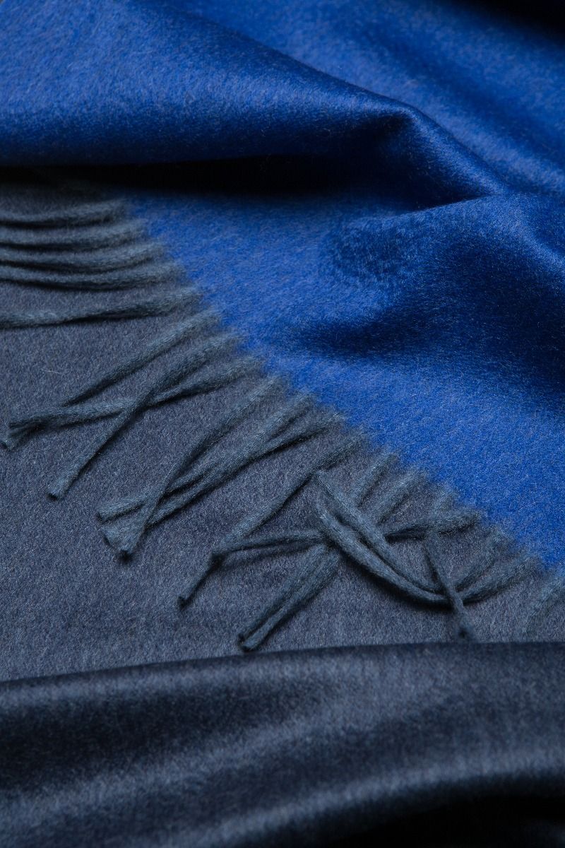 echarpe cachemire bleu Begg