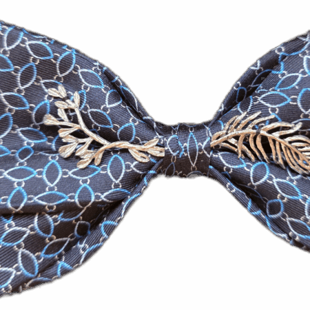 Noeud papillon fleurs