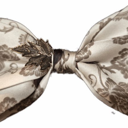 Noeud papillon feuille