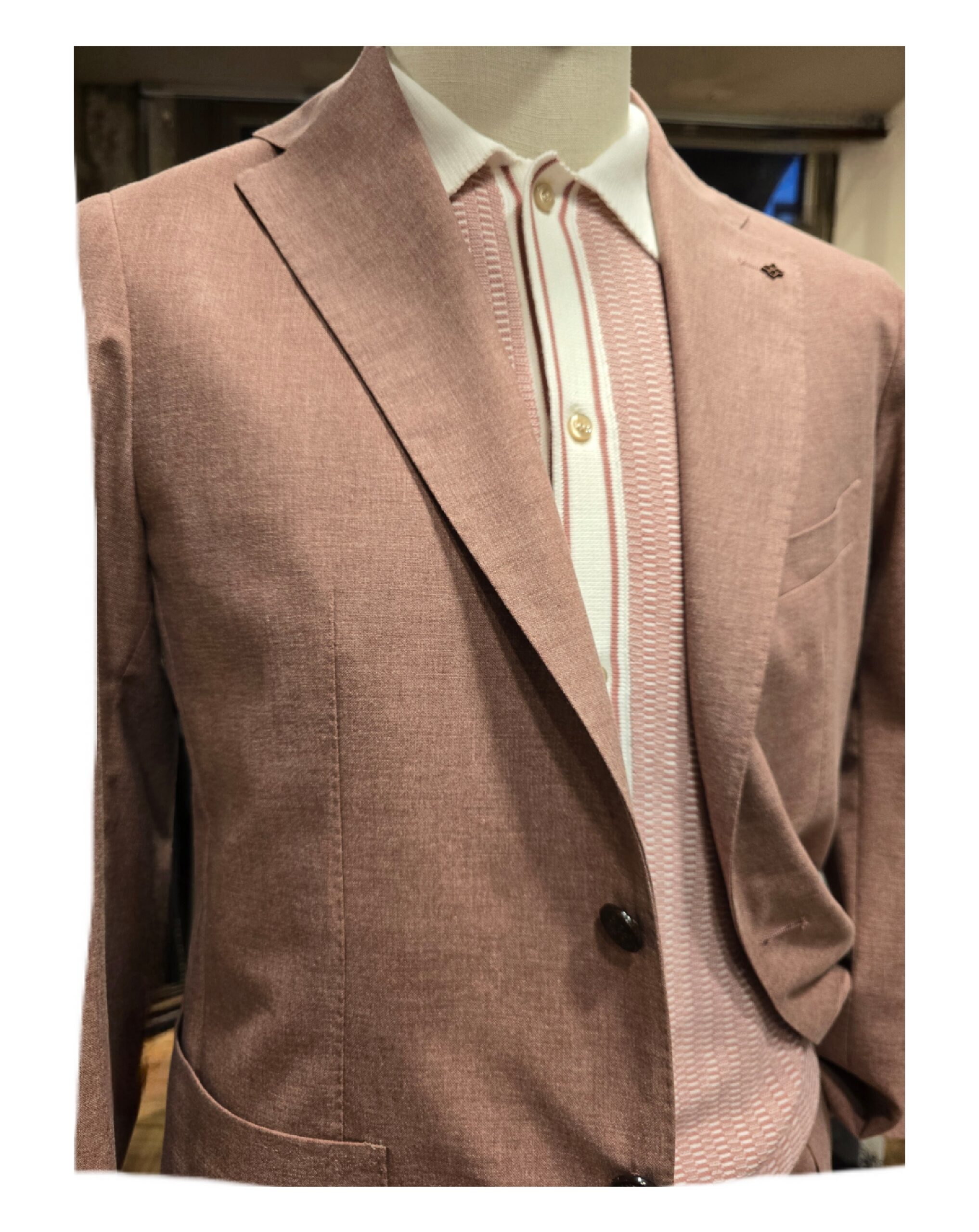 blazer_rose_poudré_tagliatore
